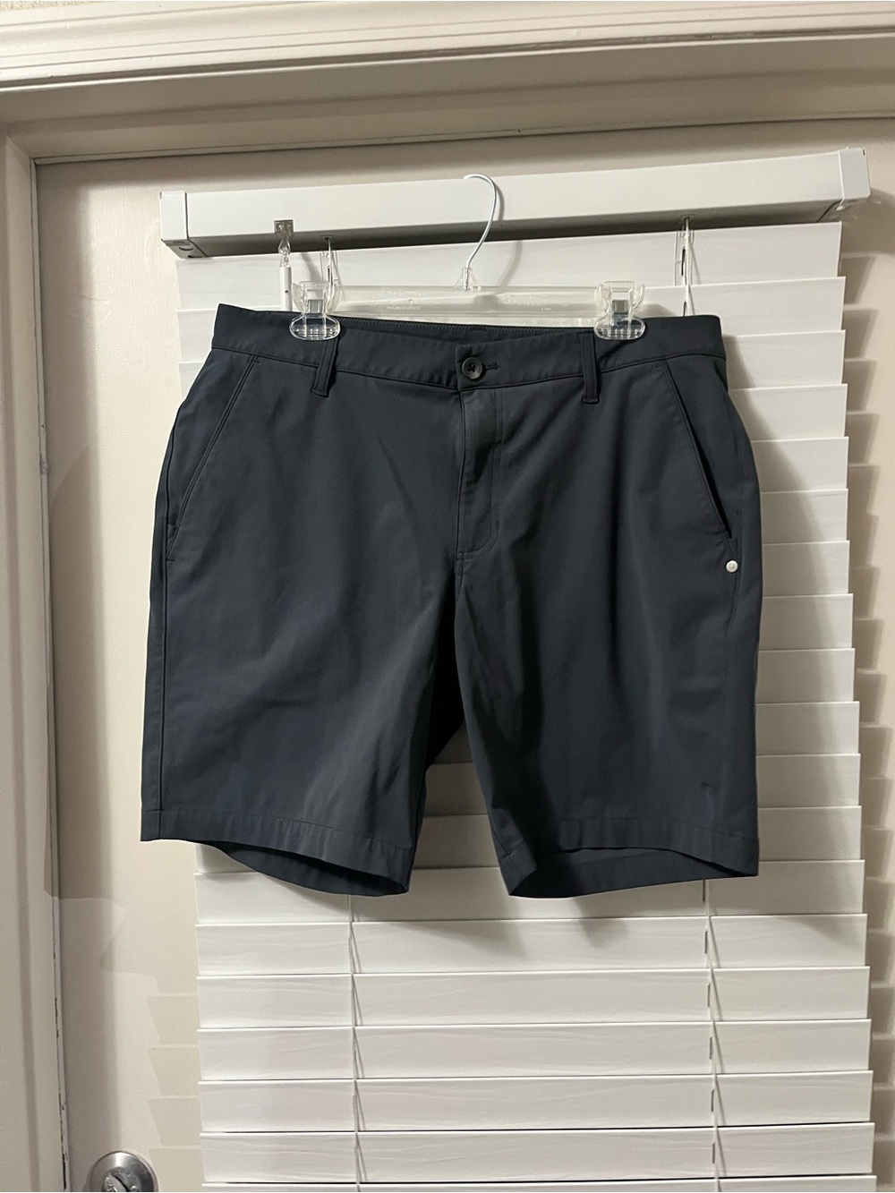 Vuori Men's Dark Navy Flat Front Performance Shorts